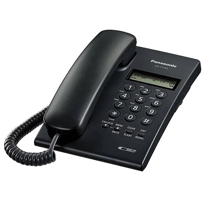 تلفن پاناسونیک مدل Panasonic KX-T7703SX رنگ مشکی